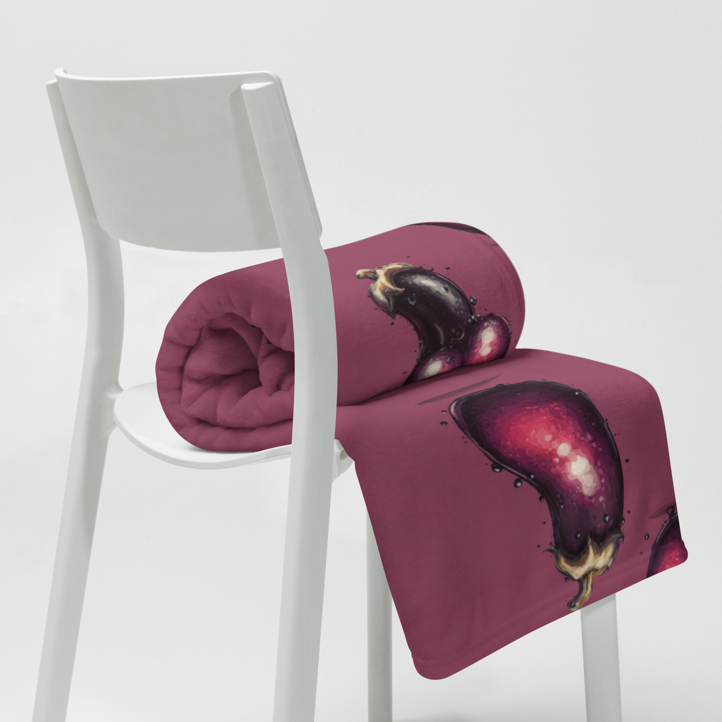 The Eggplant - Throw Blanket