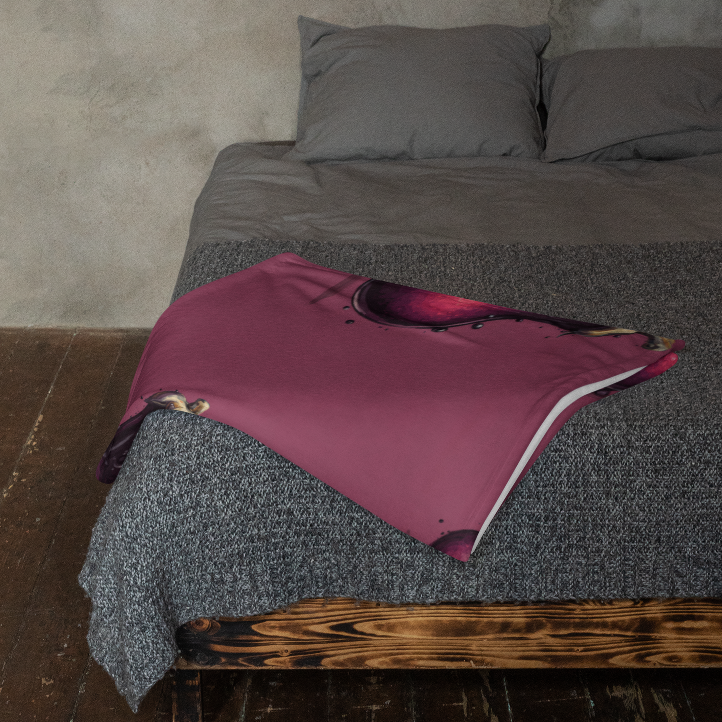 The Eggplant - Throw Blanket