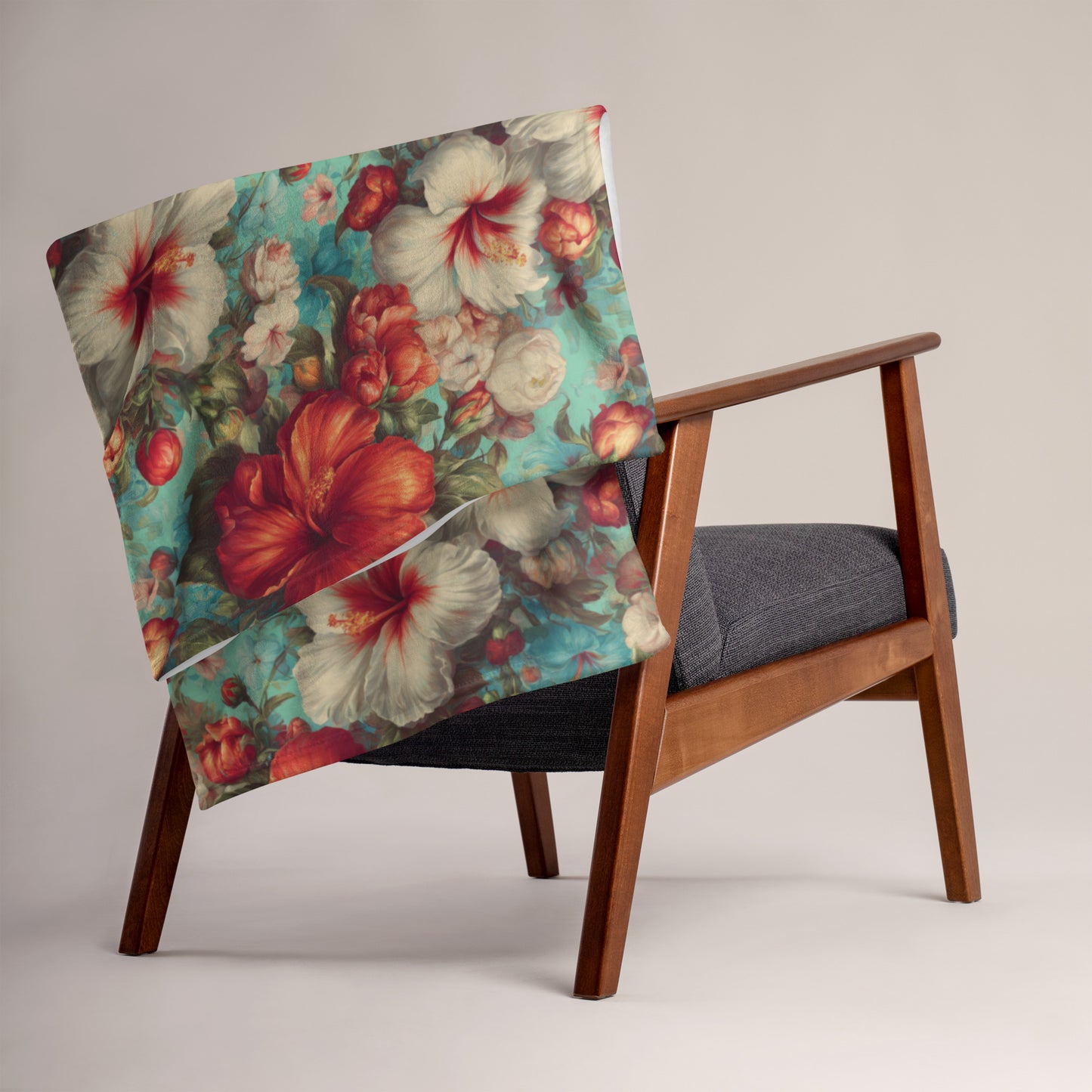 Flowers Everywhere - Throw Blanket