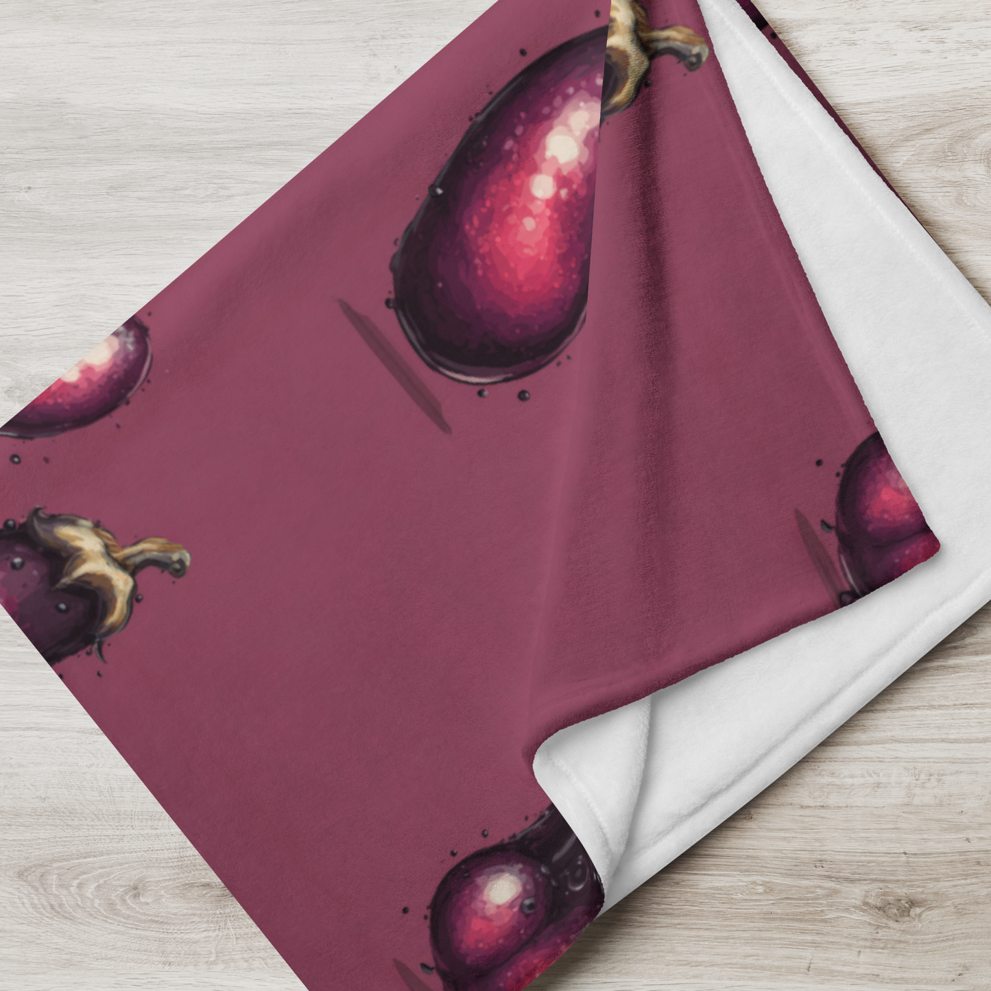 The Eggplant - Throw Blanket