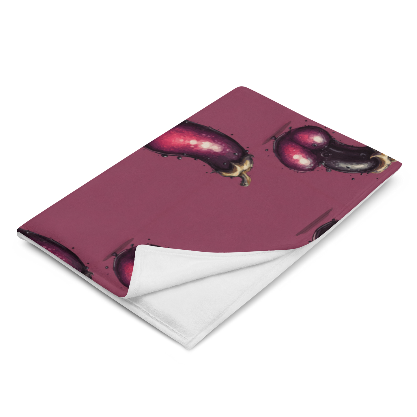 The Eggplant - Throw Blanket