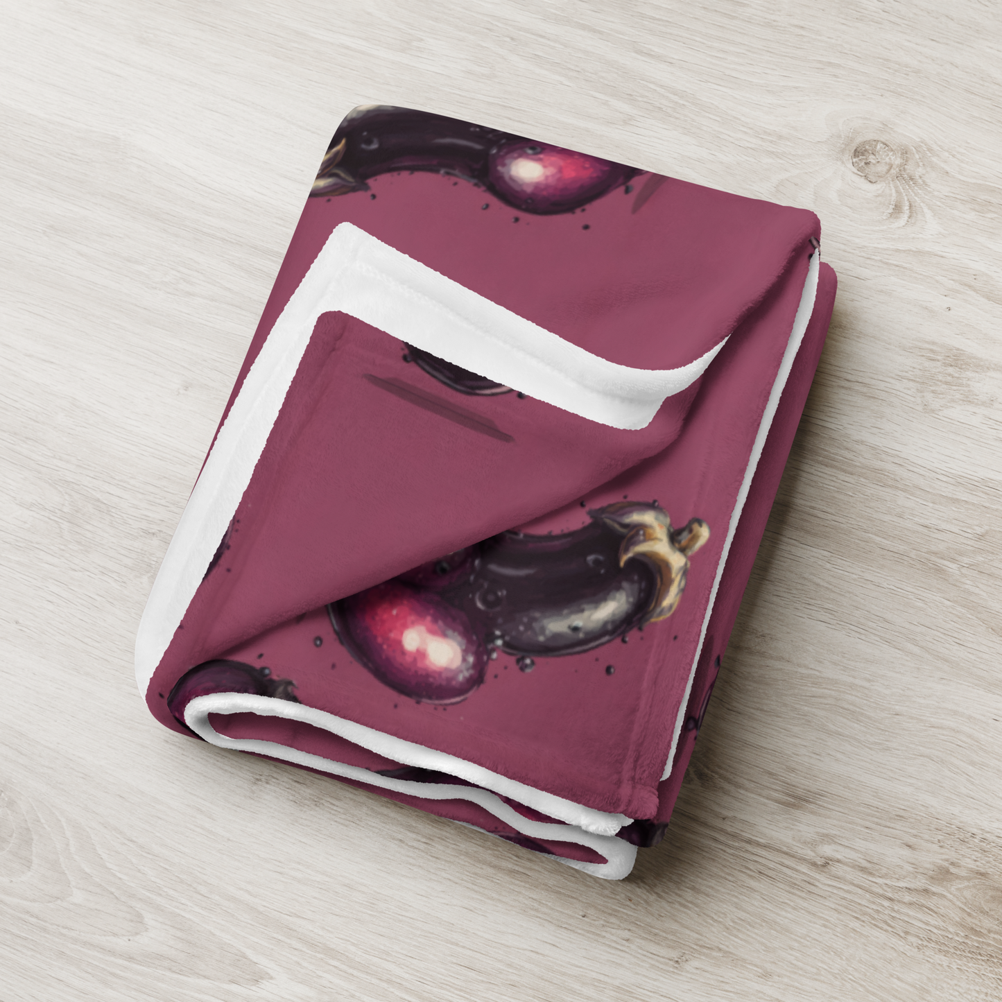 The Eggplant - Throw Blanket