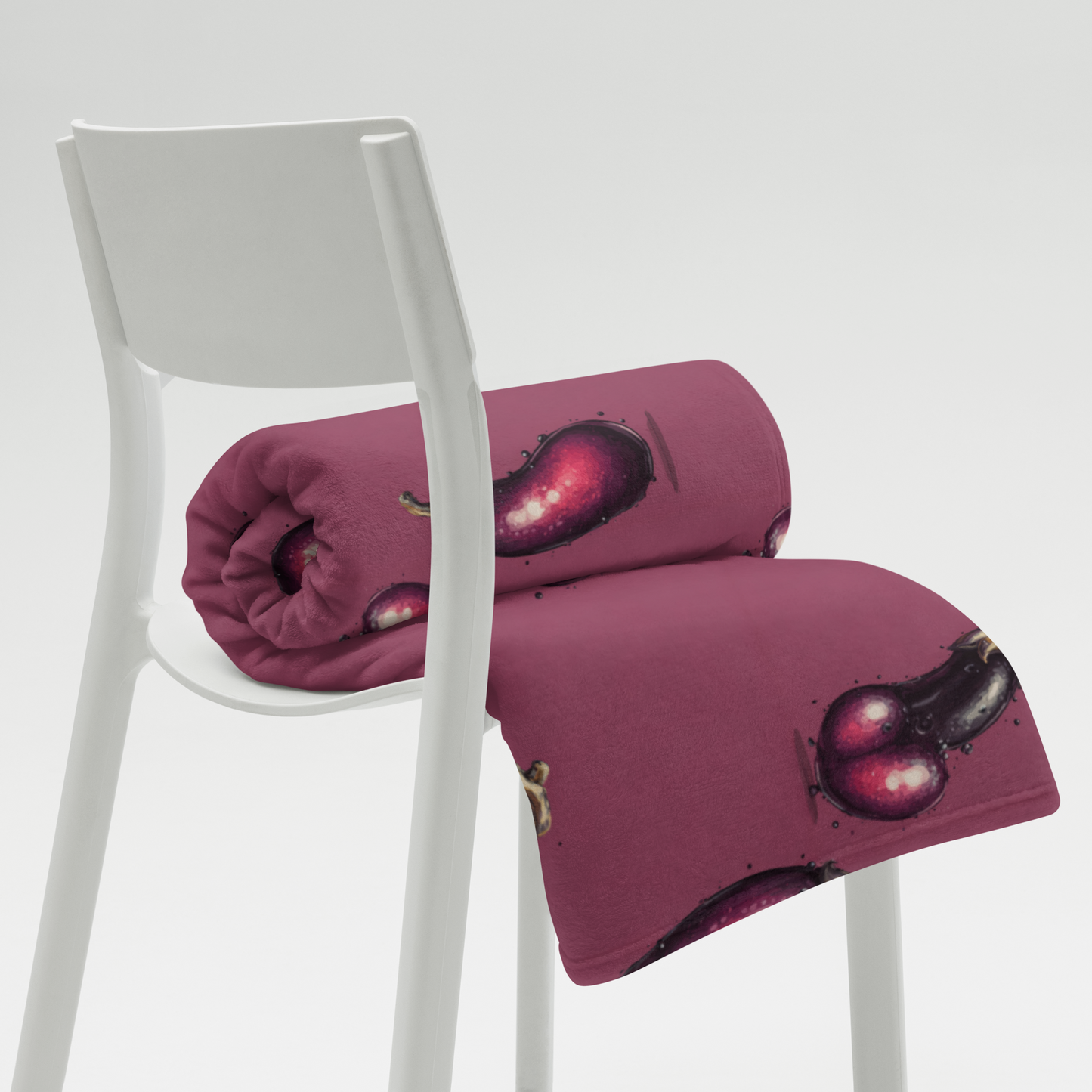 The Eggplant - Throw Blanket