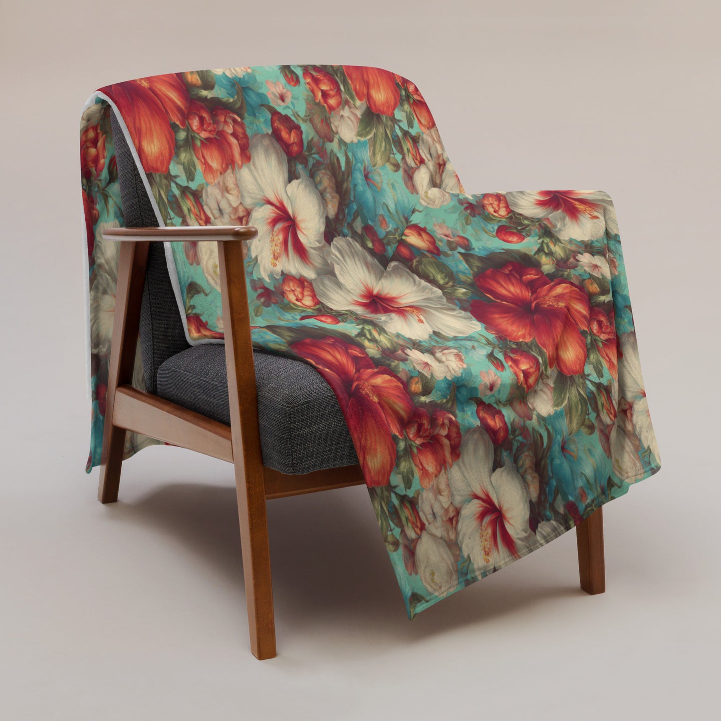 Flowers Everywhere - Throw Blanket