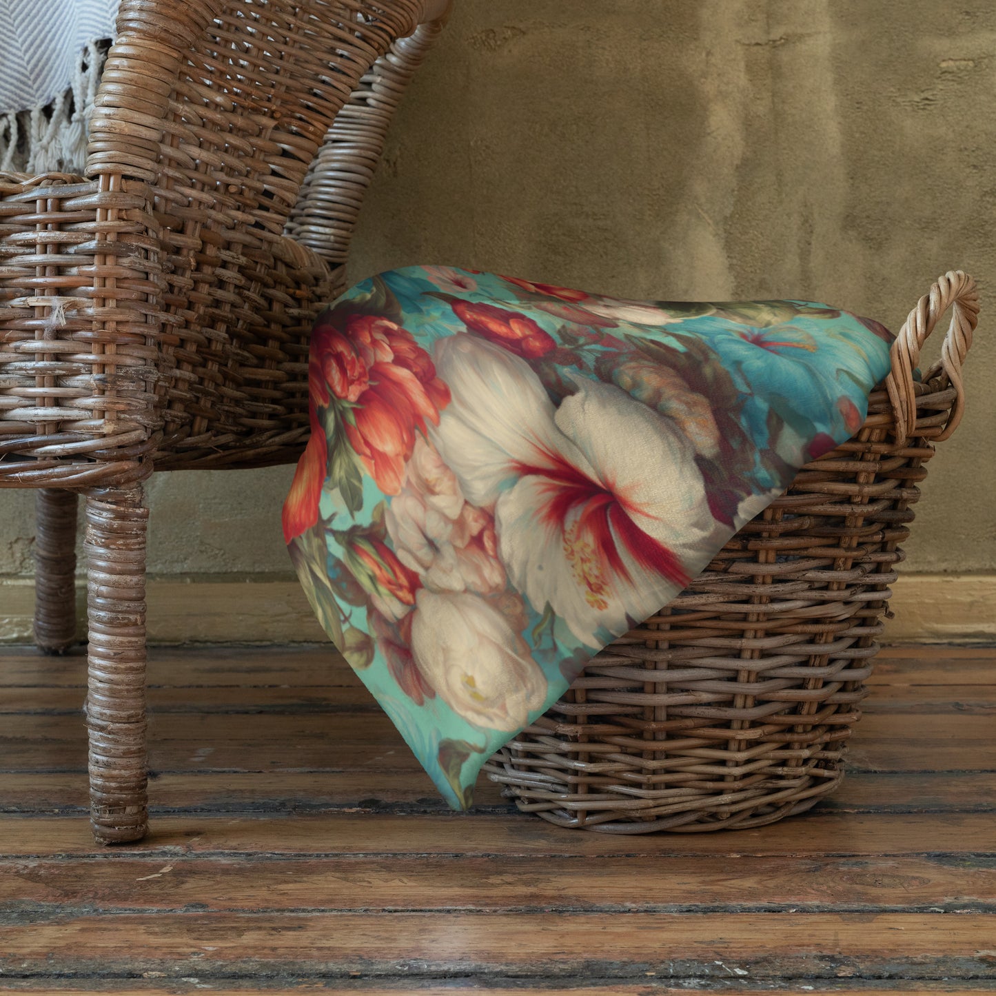 Flowers Everywhere - Throw Blanket