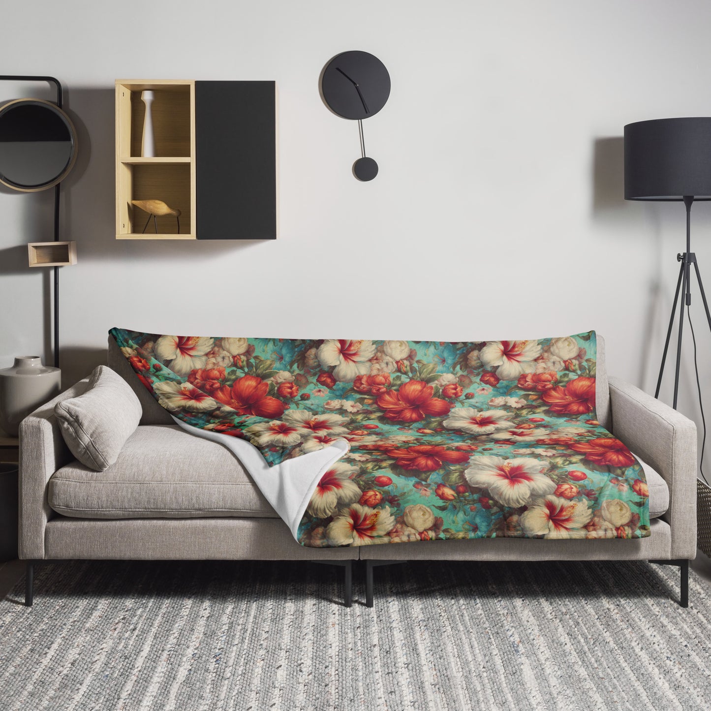 Flowers Everywhere - Throw Blanket