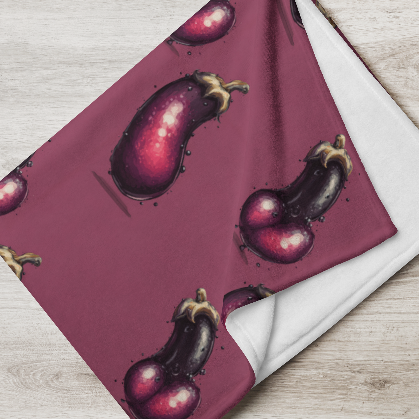The Eggplant - Throw Blanket