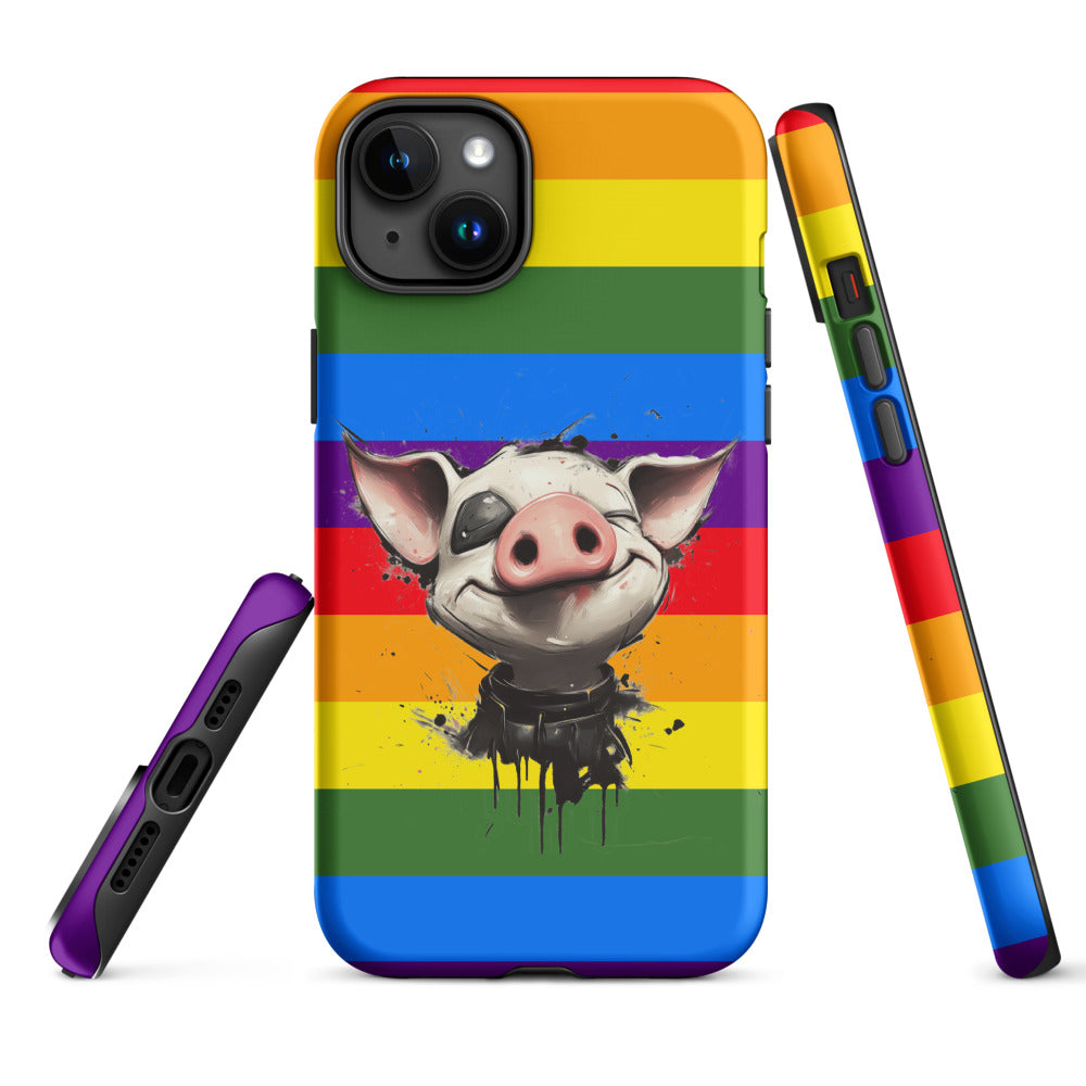 Rainbow Piggy - Tough Case for iPhone®