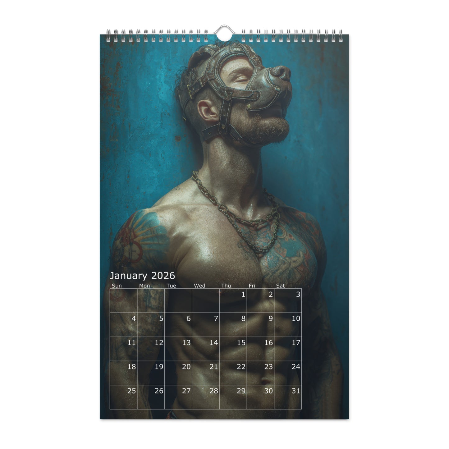 Masked Desires - 2026 Wall calendar