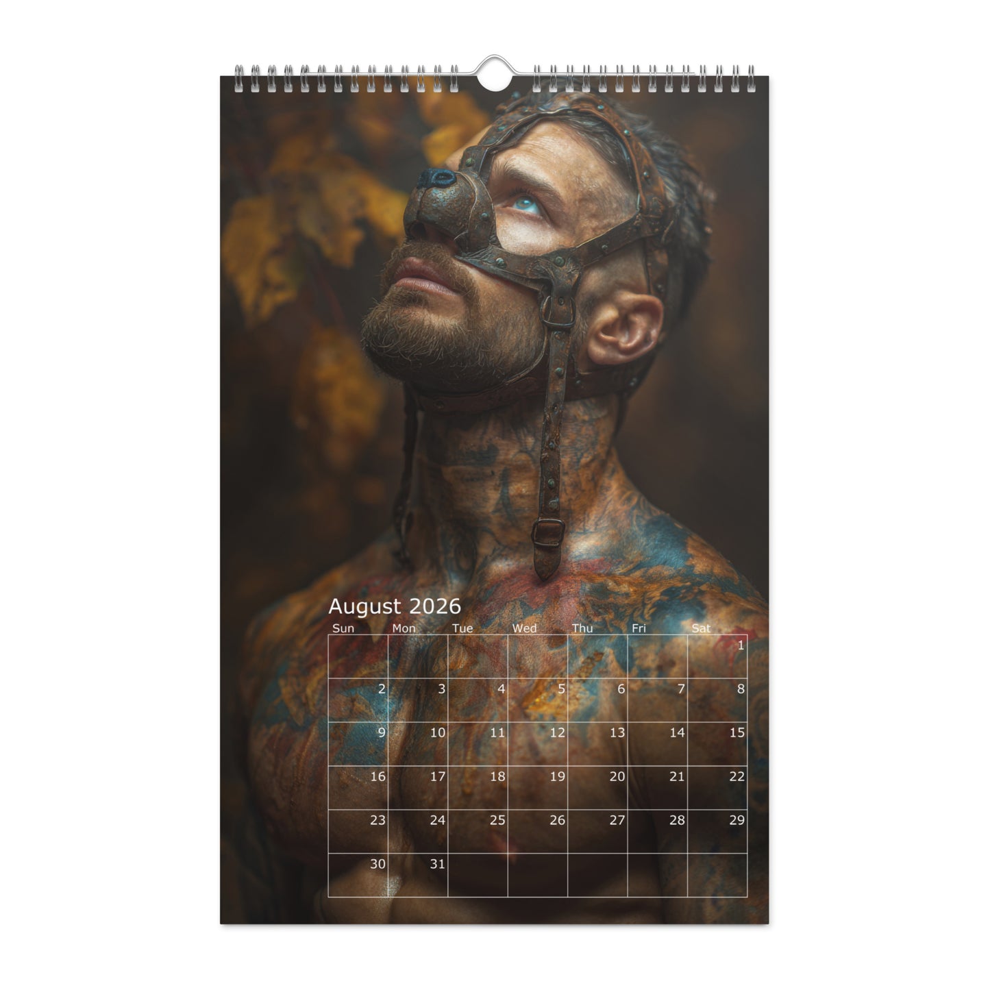 Masked Desires - 2026 Wall calendar