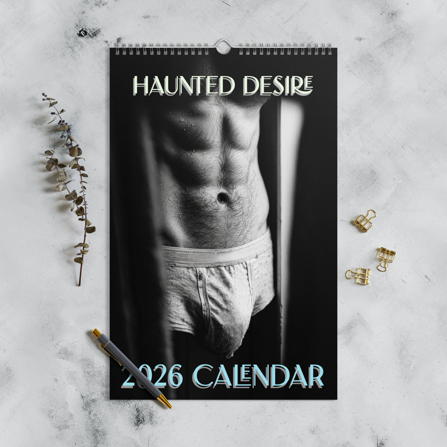 Haunted Desire - 2026 Wall calendar 11"X17"