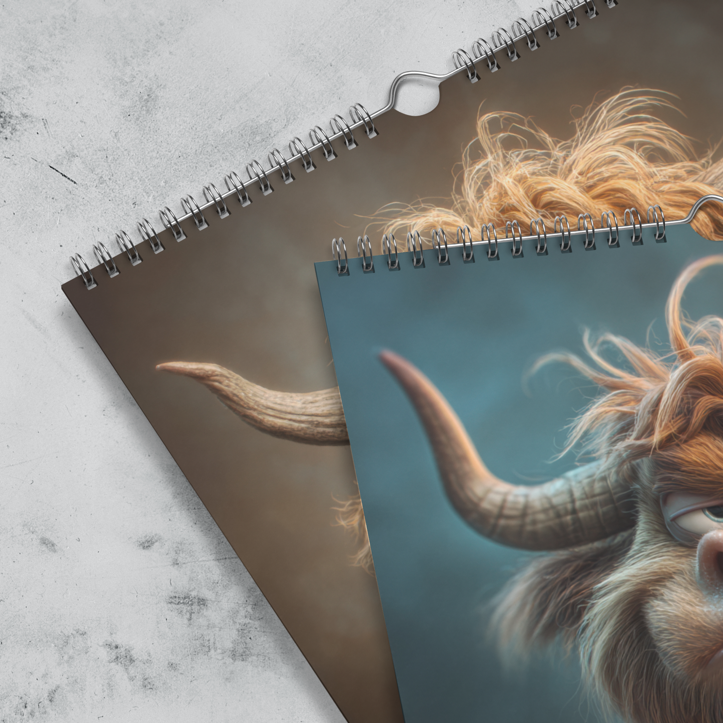 2026 Highland High Yearbook Calendar - 11"x17"– Funny Highland Cow Calendar / Wall calendar 2026