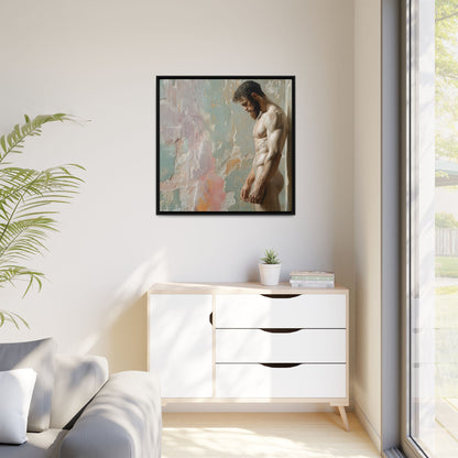 Waiting In Silence  -- Framed Matte Canvas Print