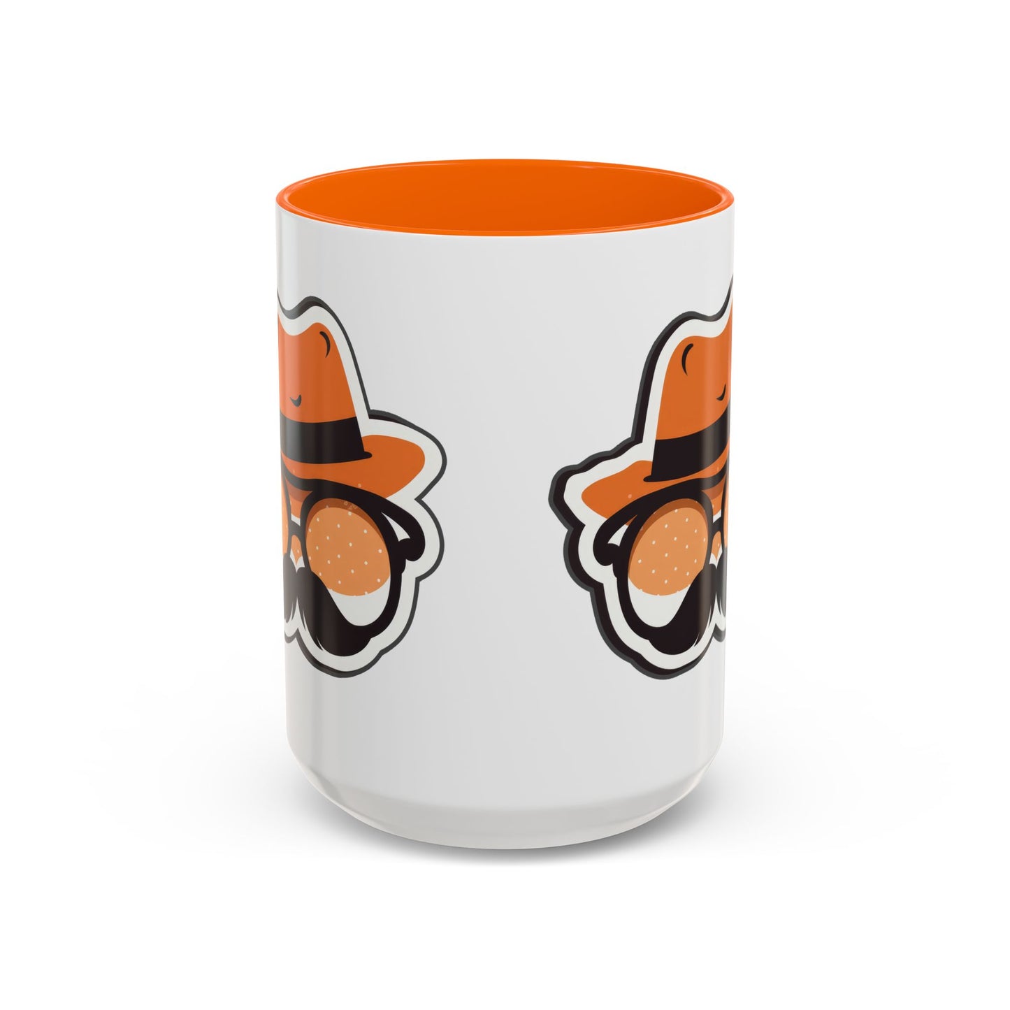 Retro Mustache Man Coffee Mug – Accent 11/15oz