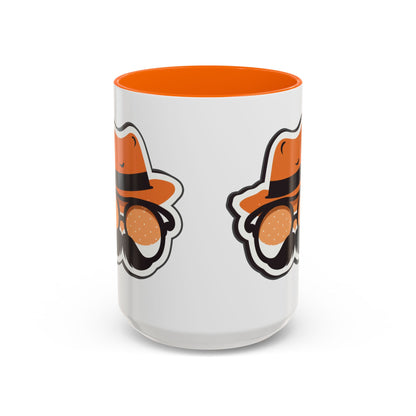 Retro Mustache Man Coffee Mug – Accent 11/15oz