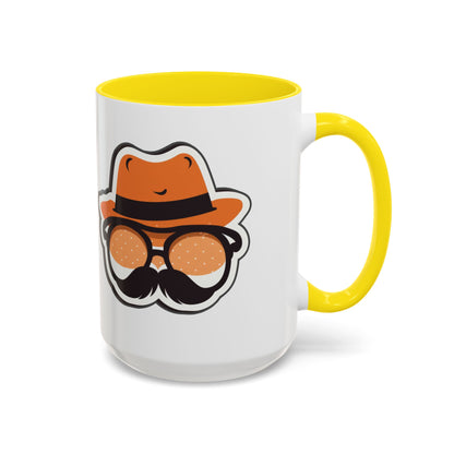 Retro Mustache Man Coffee Mug – Accent 11/15oz