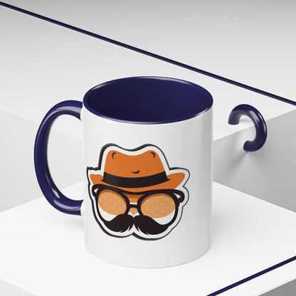 Retro Mustache Man Coffee Mug – Accent 11/15oz