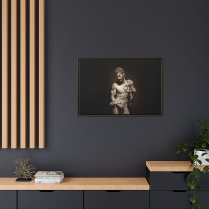 Spotlight On Innocence  -  Framed Canvas Print