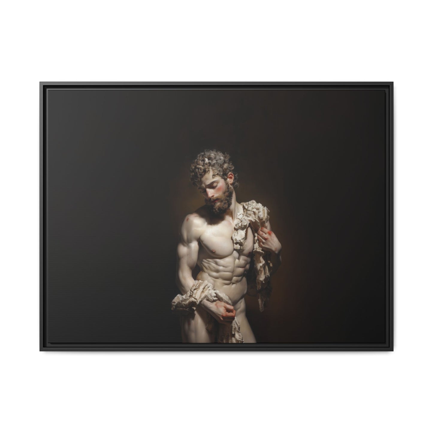 Spotlight On Innocence  -  Framed Canvas Print