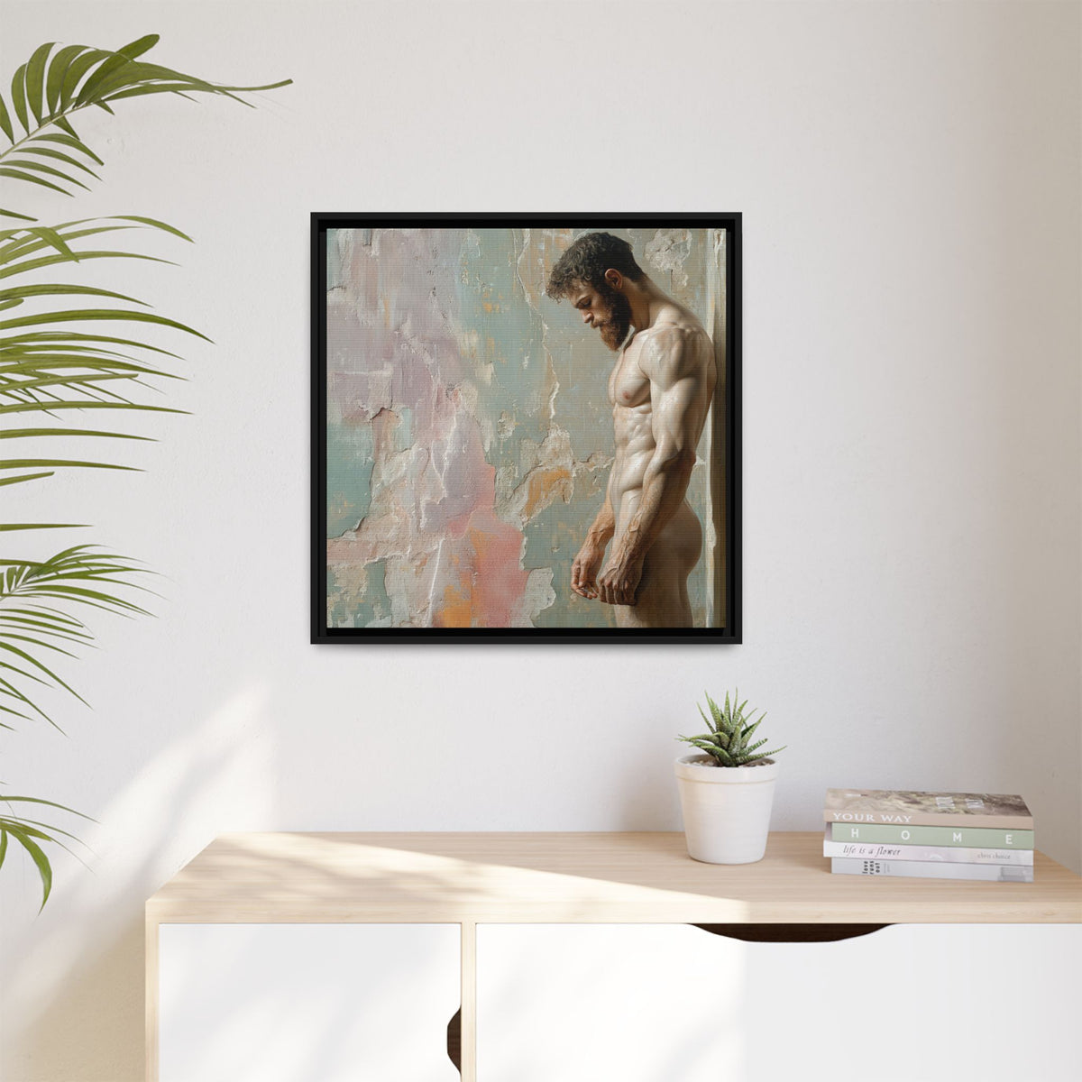 Waiting In Silence  -- Framed Matte Canvas Print