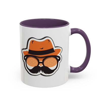 Retro Mustache Man Coffee Mug – Accent 11/15oz