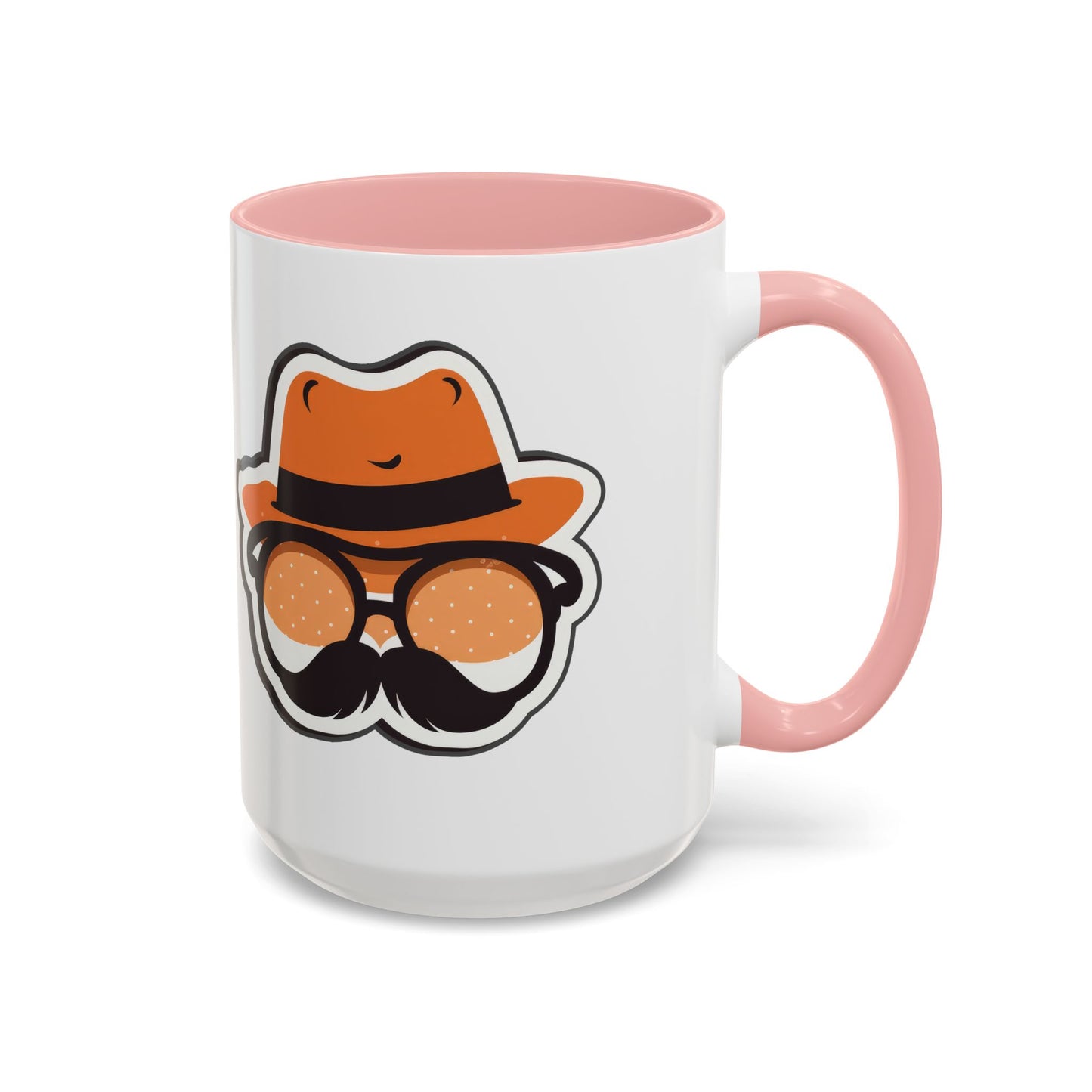 Retro Mustache Man Coffee Mug – Accent 11/15oz