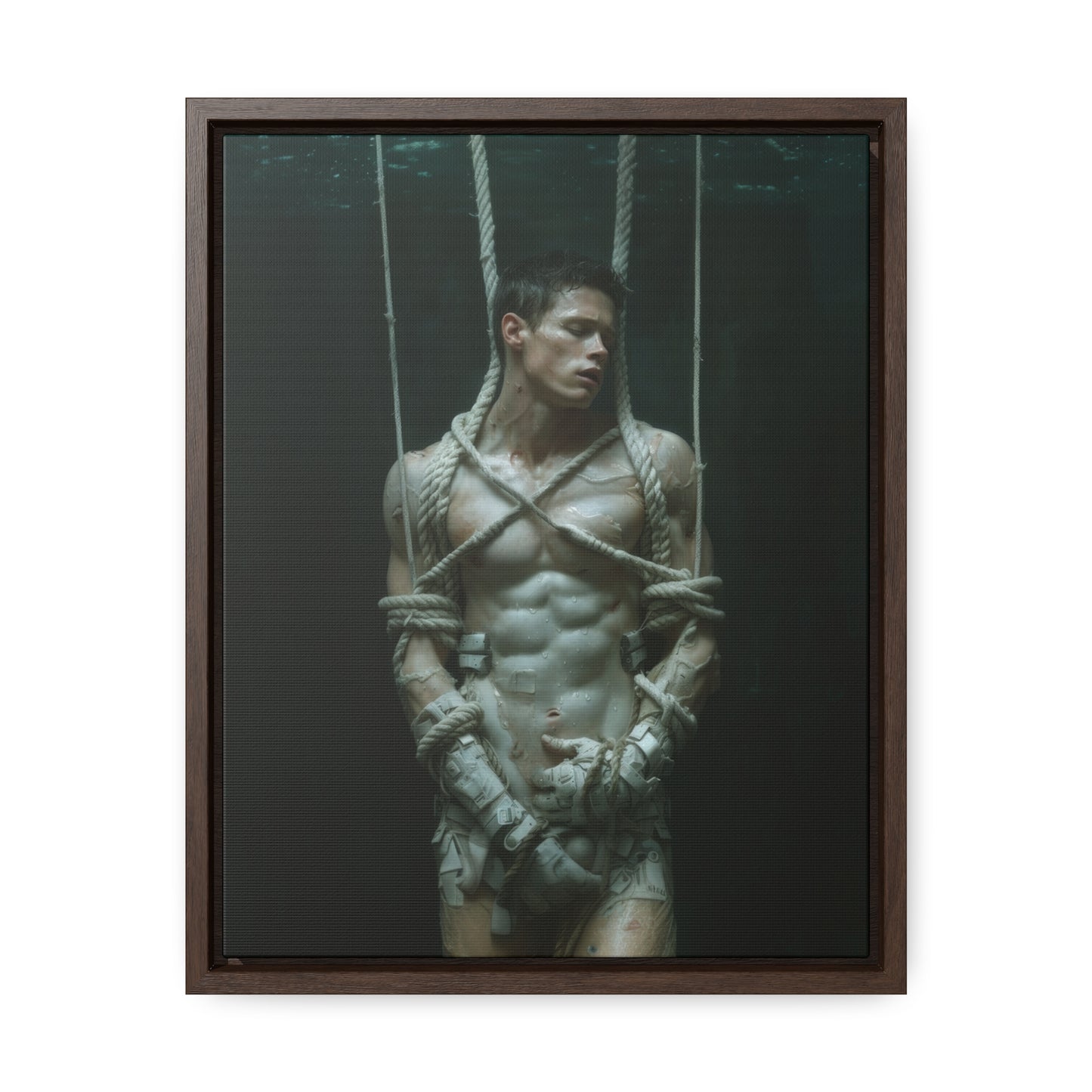 All Tied Up 2  -  Gallery Canvas Wrap, Vertical Frame