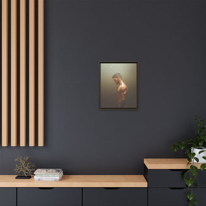 The Steam Room 1 - Framed Matte Canvas Print