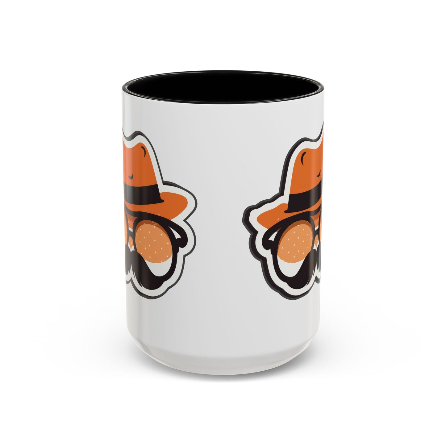 Retro Mustache Man Coffee Mug – Accent 11/15oz