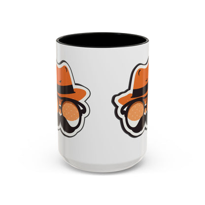 Retro Mustache Man Coffee Mug – Accent 11/15oz