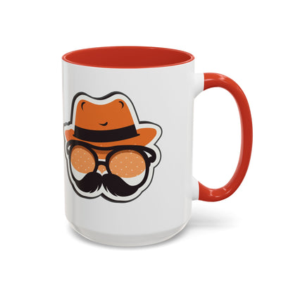 Retro Mustache Man Coffee Mug – Accent 11/15oz