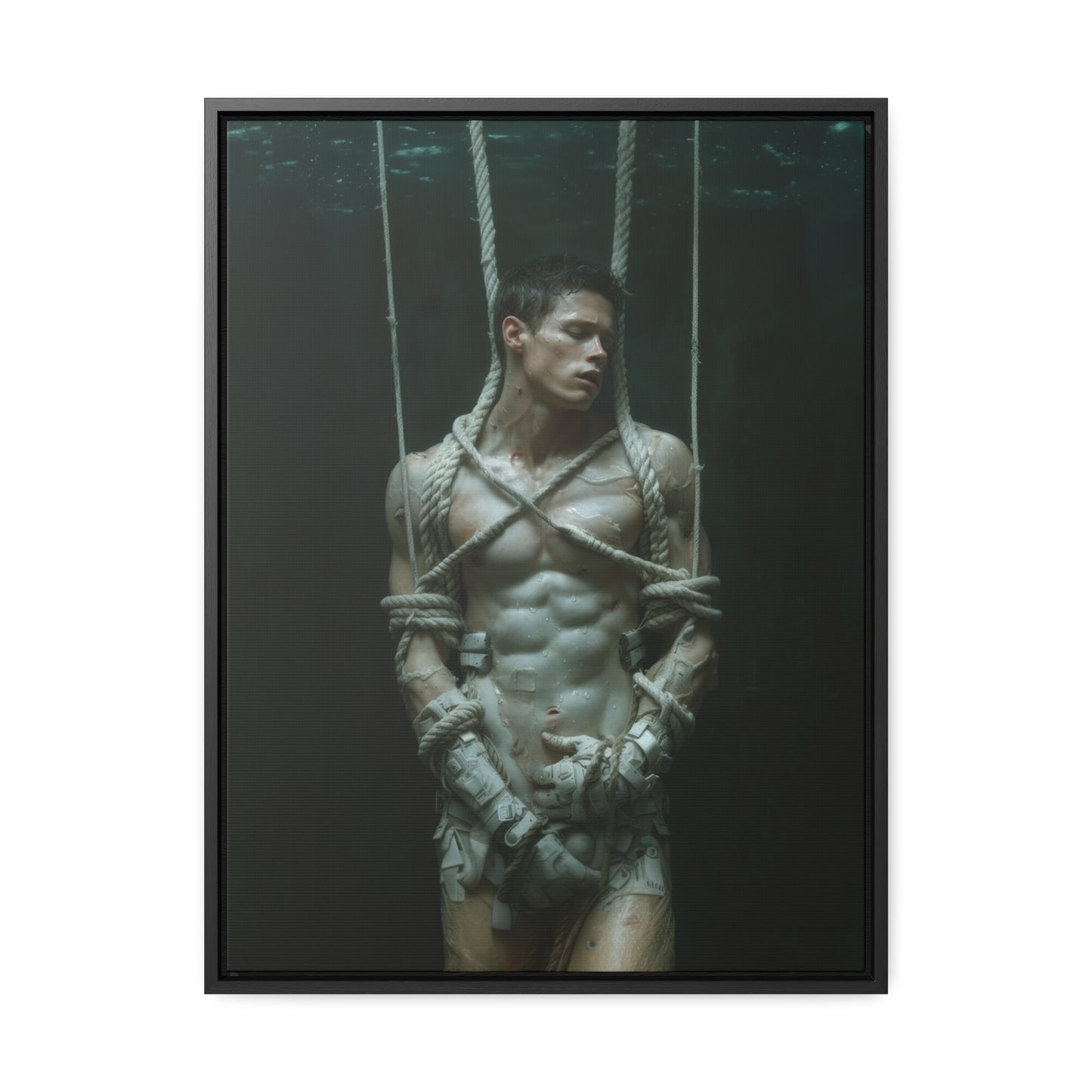 All Tied Up 2  -  Gallery Canvas Wrap, Vertical Frame