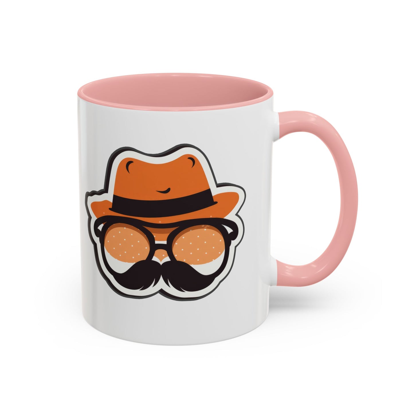 Retro Mustache Man Coffee Mug – Accent 11/15oz