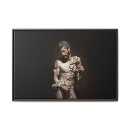 Spotlight On Innocence  -  Framed Canvas Print