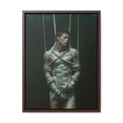 All Tied Up 2  -  Gallery Canvas Wrap, Vertical Frame