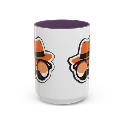 Retro Mustache Man Coffee Mug – Accent 11/15oz