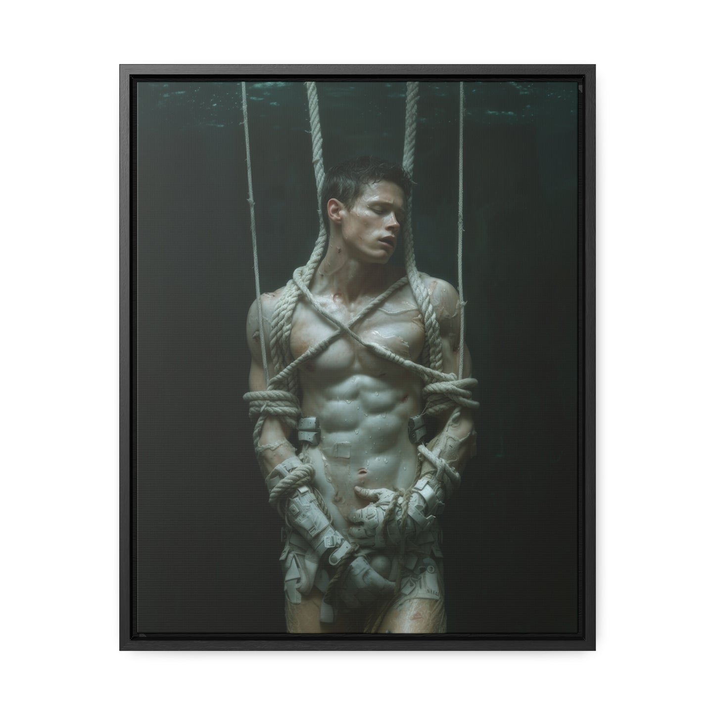 All Tied Up 2  -  Gallery Canvas Wrap, Vertical Frame