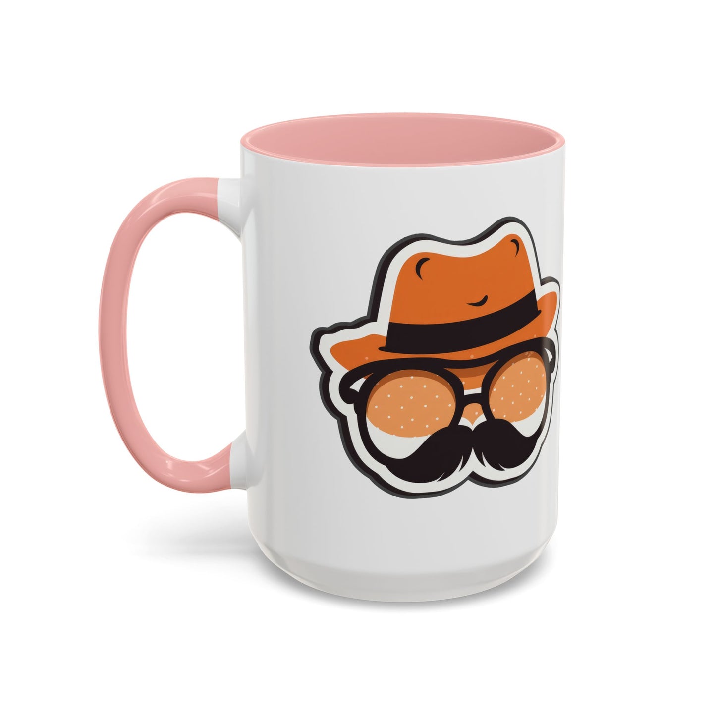 Retro Mustache Man Coffee Mug – Accent 11/15oz