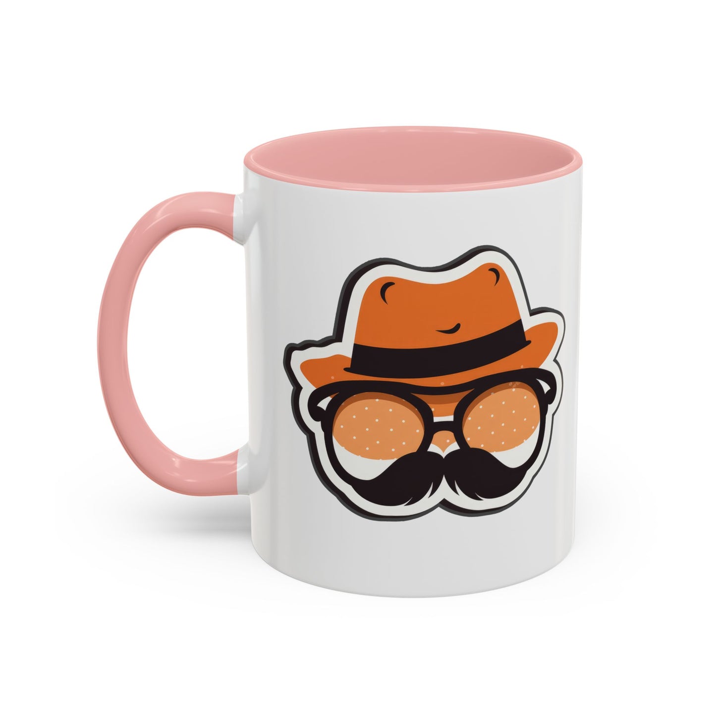 Retro Mustache Man Coffee Mug – Accent 11/15oz