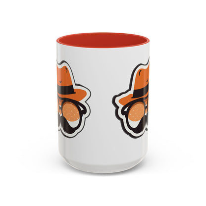 Retro Mustache Man Coffee Mug – Accent 11/15oz