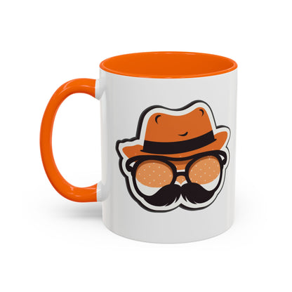 Retro Mustache Man Coffee Mug – Accent 11/15oz