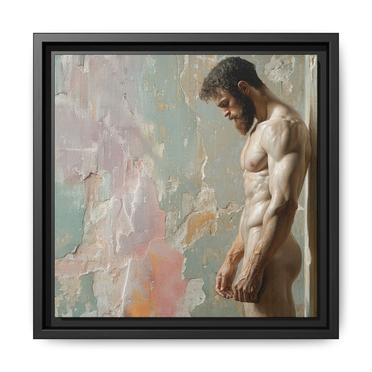 Waiting In Silence  -- Framed Matte Canvas Print