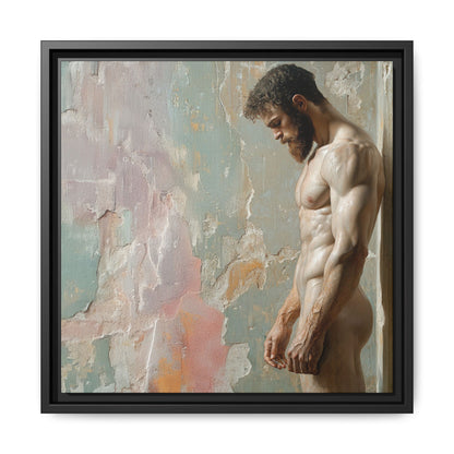 Waiting In Silence  -- Framed Matte Canvas Print