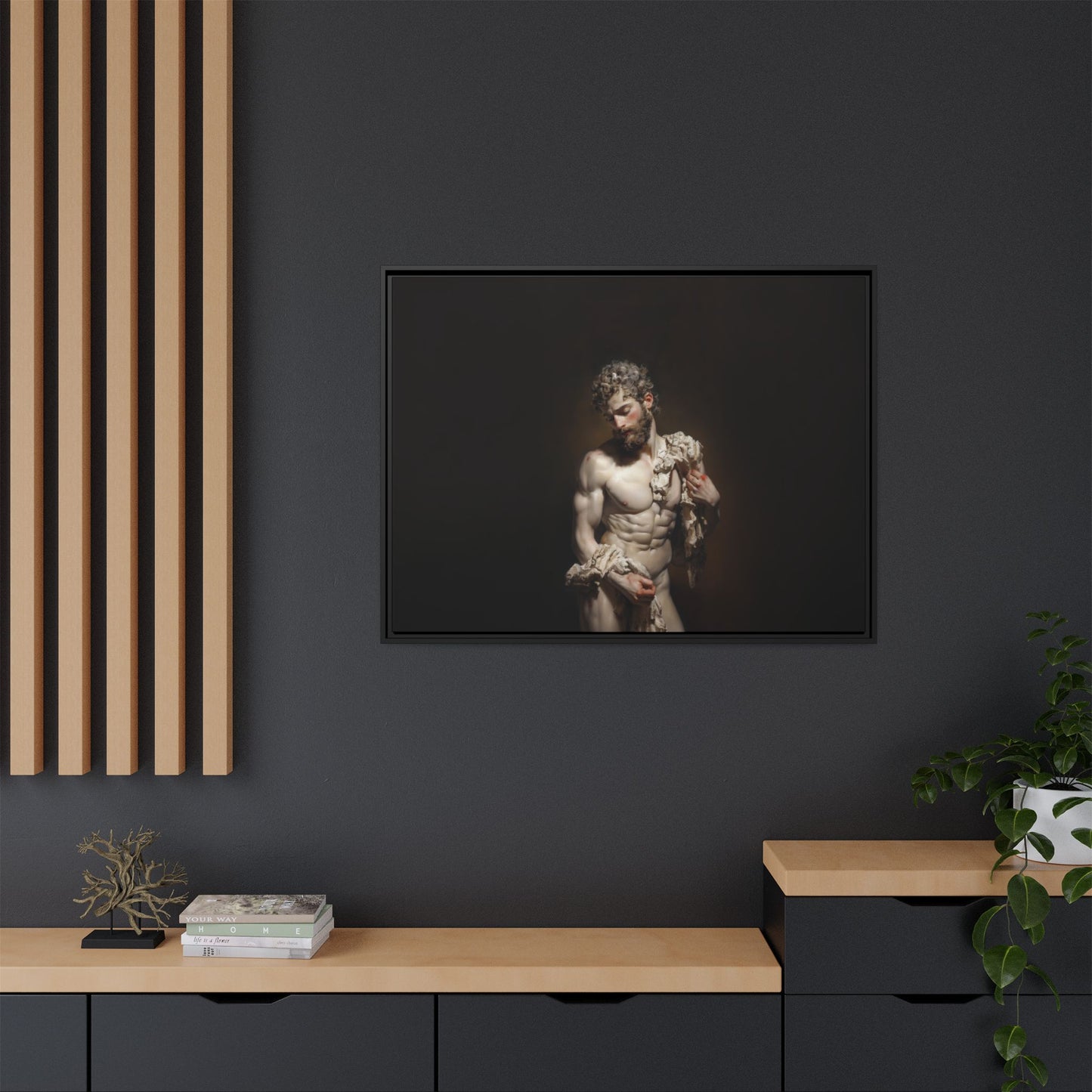 Spotlight On Innocence  -  Framed Canvas Print