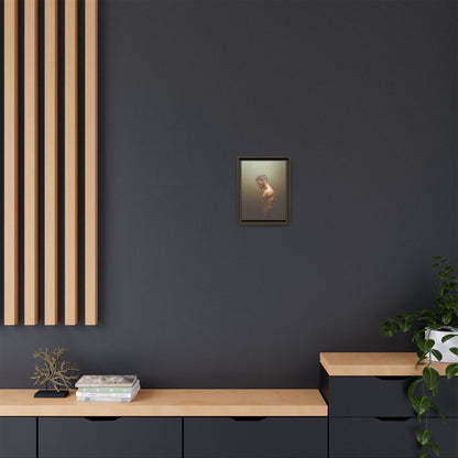 The Steam Room 1 - Framed Matte Canvas Print