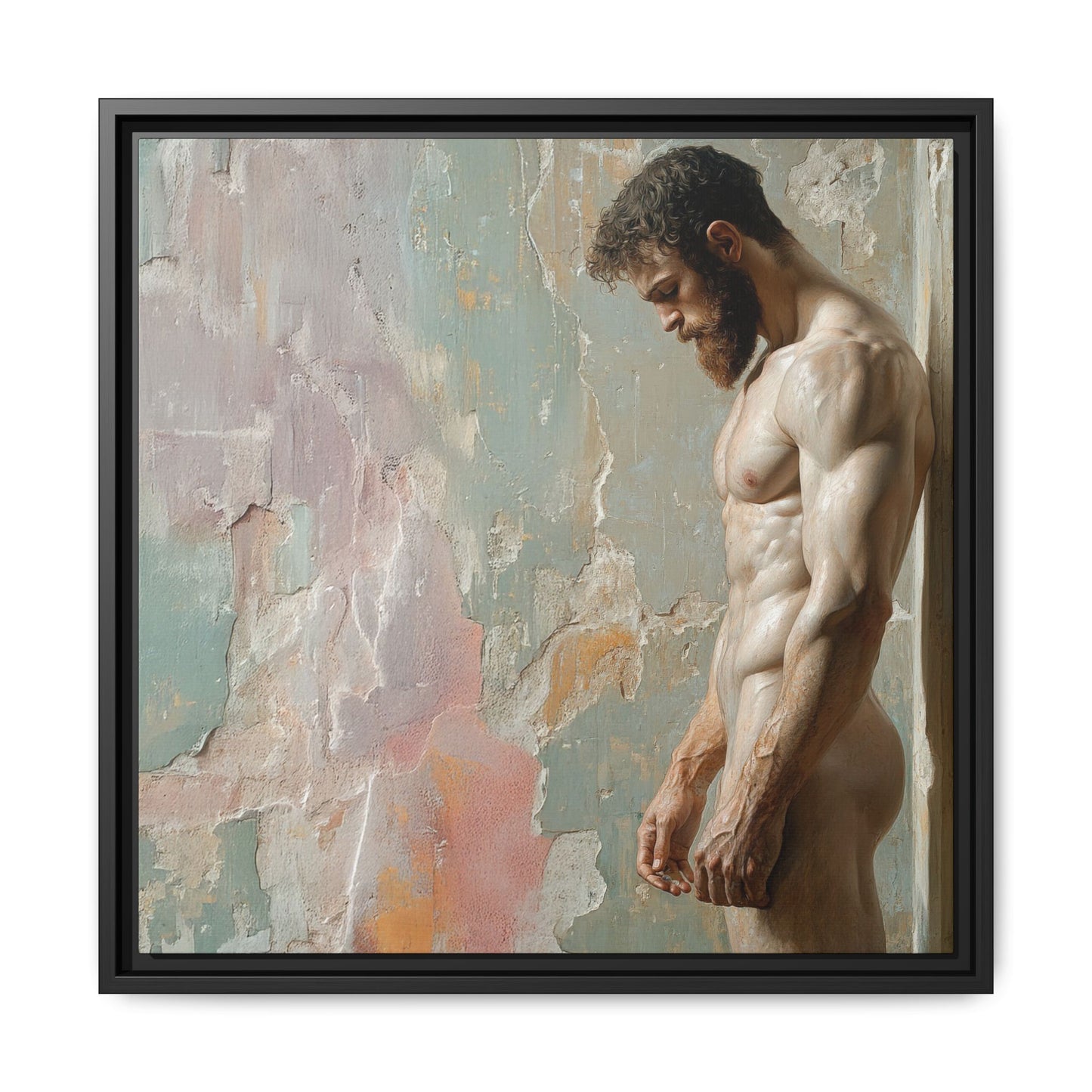 Waiting In Silence  -- Framed Matte Canvas Print