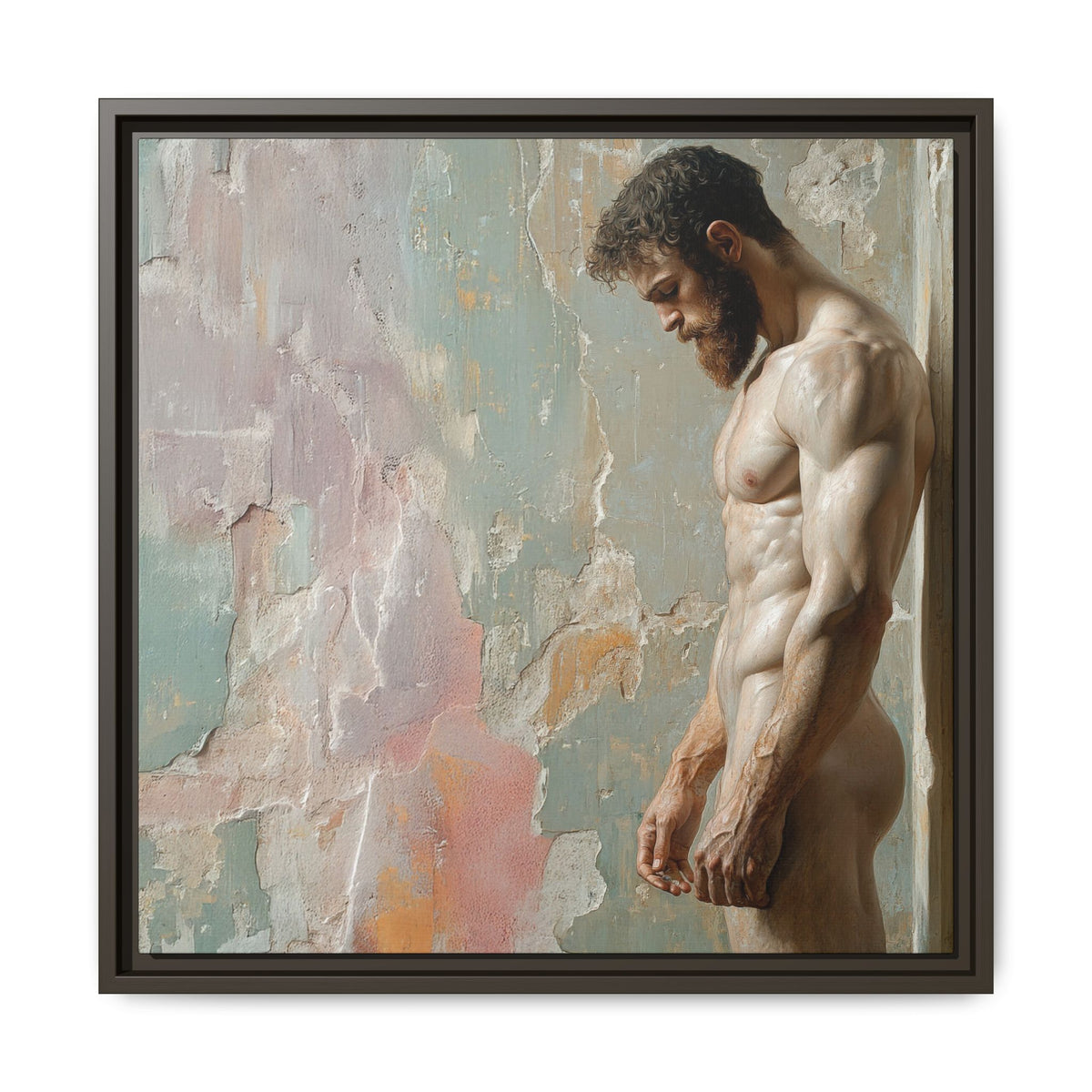 Waiting In Silence  -- Framed Matte Canvas Print