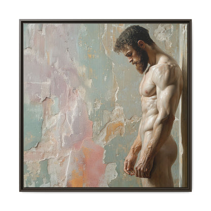 Waiting In Silence  -- Framed Matte Canvas Print