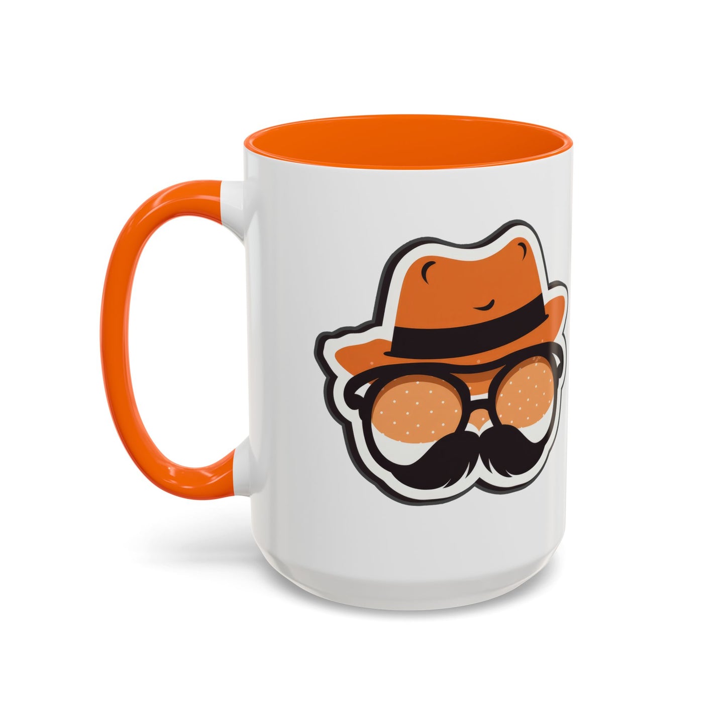 Retro Mustache Man Coffee Mug – Accent 11/15oz