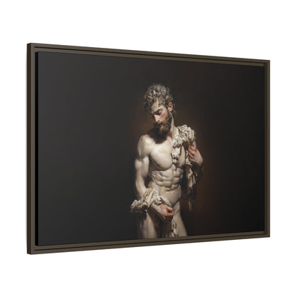 Spotlight On Innocence  -  Framed Canvas Print